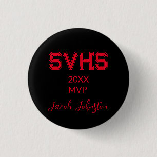 High School MVP Button Button