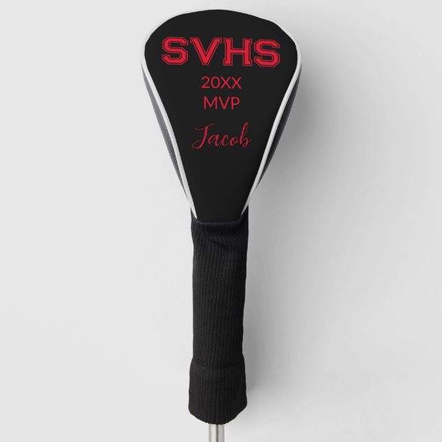High School MVP-Fahrer Golf Headcover (Vorderseite)