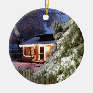 High Sierra Feiertag Keramik Ornament