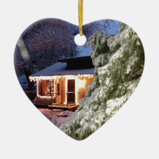 High Sierra Feiertag Keramik Ornament