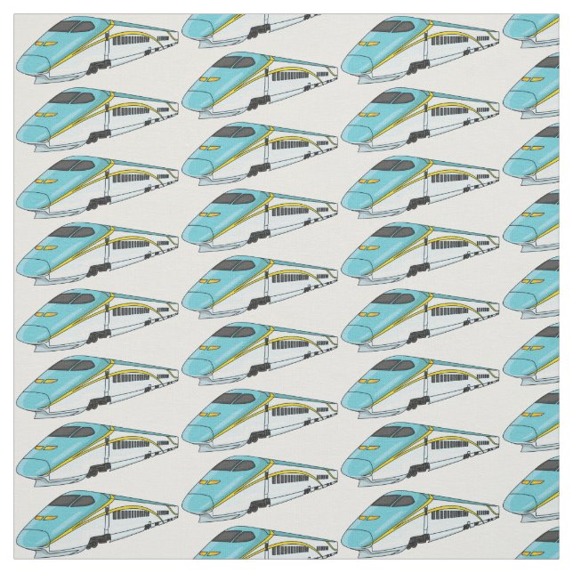 High speed bullet train cartoon illustration stoff (Muster)