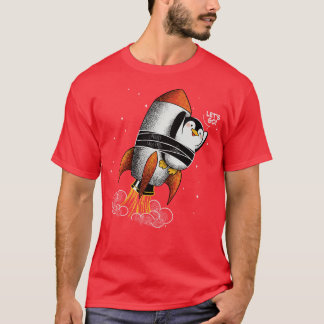 High Speed Pinguin Lasse Go by Tobe Fonseca T-Shirt