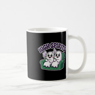 High Spirits Funny Ghost Weed Halloween Spaß Kaffeetasse