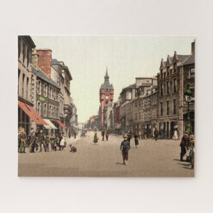 High Street Landschaftlich Schottland Vintag Puzzle