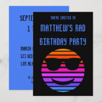 High Tech Coole Emoji Boys Geburtstagsparty
