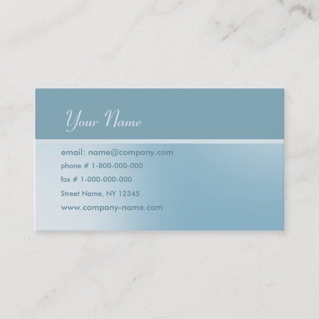 High-Tech - Eis Visitenkarte (Vorderseite)