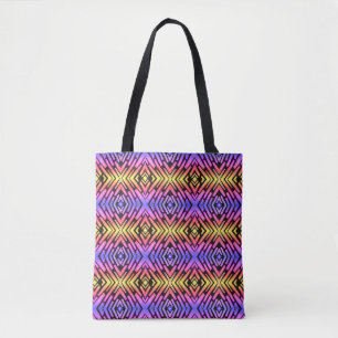 High Tech Sci Fi Neon Violett Gelb Pink