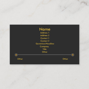 High Tech X Business Card Visitenkarte