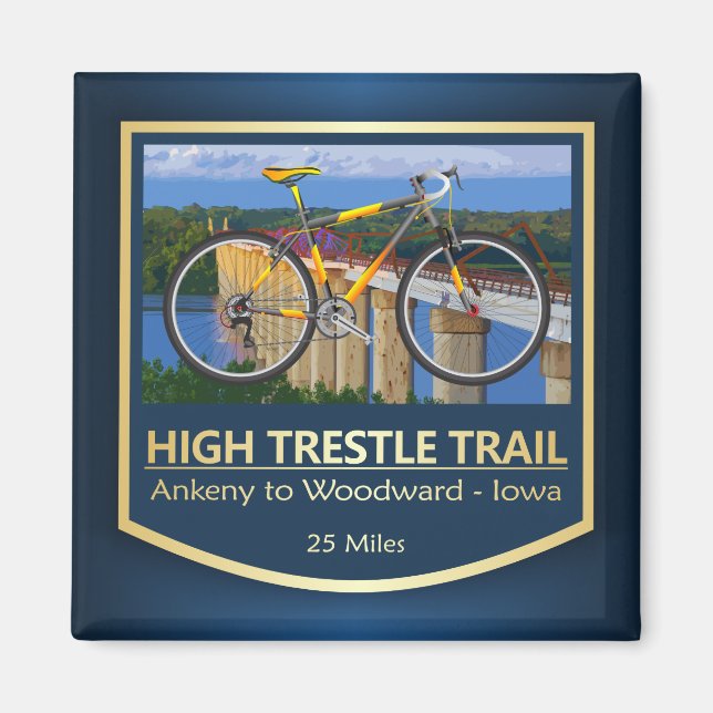 High Trestle Trail (Bike2) Magnet (Vorne)