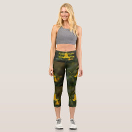 High Waisted Capri Leggings – Flowers for the Soul