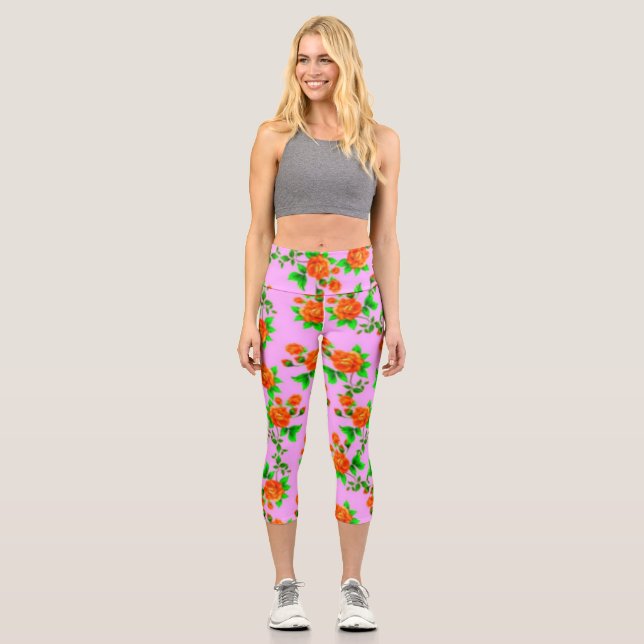 High Waisted Capris Custom mit Sorgfalt gemacht, j (Vorderseite)