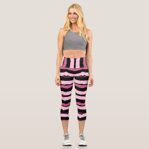 High Waisted Capris, ein trendiges, vielfarbiges D Capri Leggings