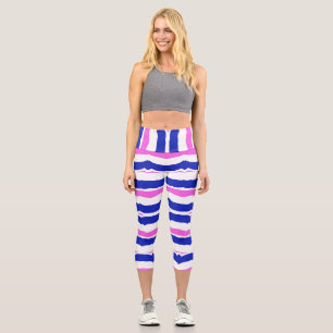High Waisted Capris, ein trendiges, vielfarbiges D Capri Leggings