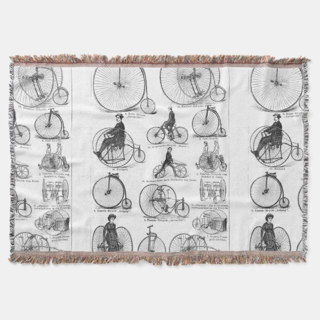 High Wheeler Bicycle Penny Farthing Decke (Vorderseite)