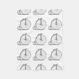 High Wheeler Bicycle Penny Farthing Fleecedecke