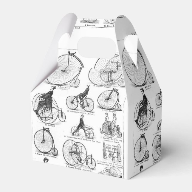 High Wheeler Bicycle Penny Farthing Geschenkschachtel (Vorderseite)