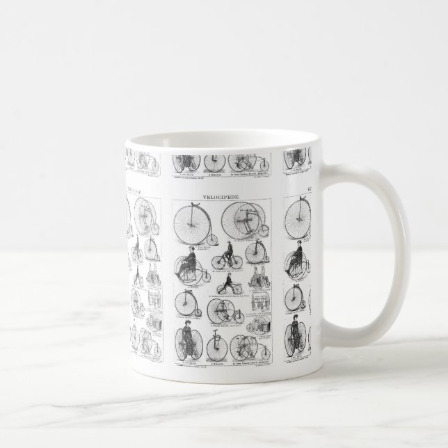 High Wheeler Bicycle Penny Farthing Kaffeetasse (Rechts)