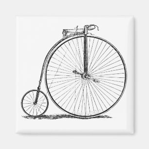 High Wheeler Bicycle Penny Farthing Magnet