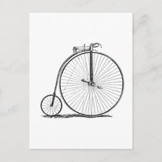 High Wheeler Bicycle Penny Farthing Postkarte