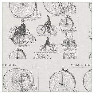 High Wheeler Bicycle Penny Farthing Stoff