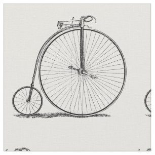 High Wheeler Bicycle Penny Farthing Stoff