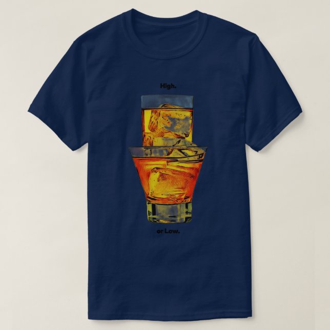 Highball oder Lowball T-Shirt (Design vorne)
