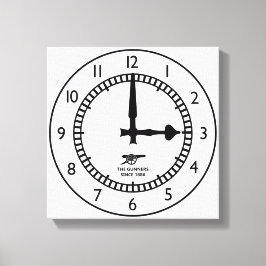 Highbury Clock End 15:00 Uhr Start Gunners Leinwanddruck