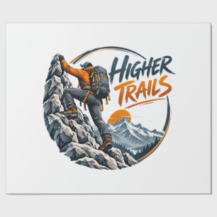 Higher Trails Bergkletter-Abenteuer Geschenkpapier