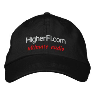 HigherFi.com, ultimative Audio Bestickte Baseballkappe