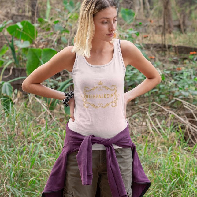 Highfalutin - Funny Country Slang Tank Top (Von Creator hochgeladen)