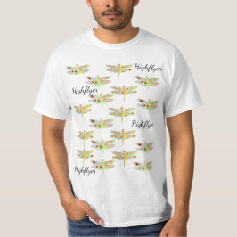 Highflyers floral Dragonflies  T-Shirt