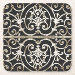 Highgate Iron Rechteckiger Pappuntersetzer