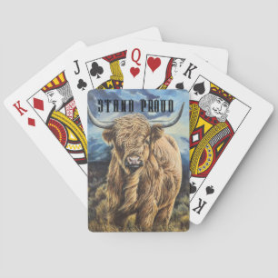 Highland Bull Spielkarten
