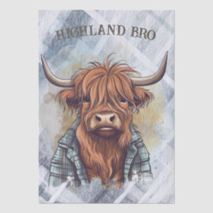 Highland-Bulle Lustiger Highland-Bulle Seidenpapier