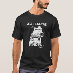Highland Cattle Breeder Highland Cow Baden württem T-Shirt