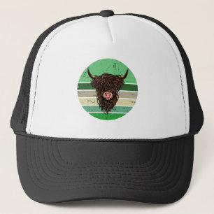 Highland Cattle for a Cattle Bauer Truckerkappe