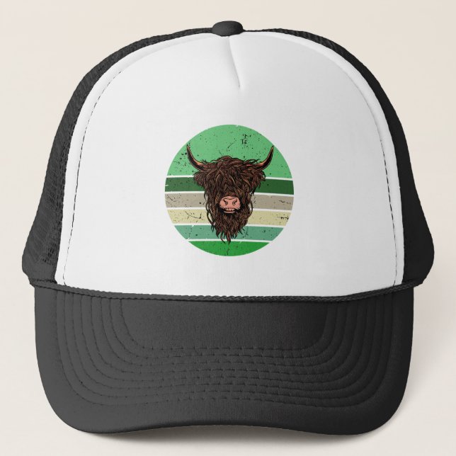 Highland Cattle for a Cattle Bauer Truckerkappe (Vorderseite)