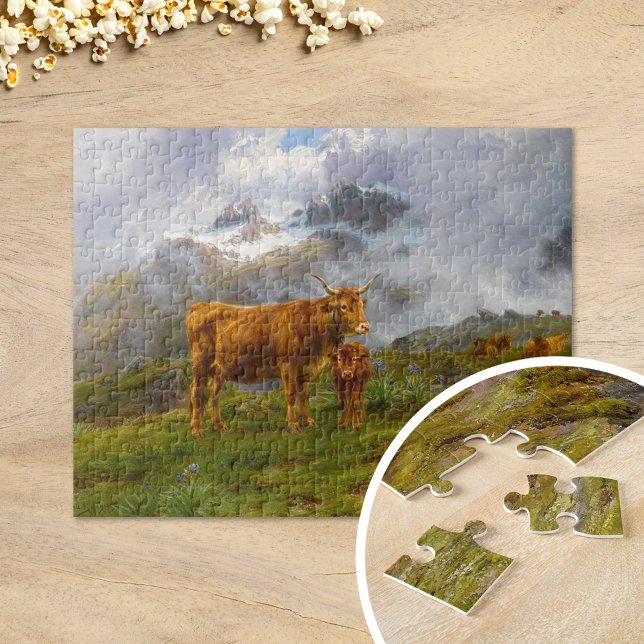 Highland Cattle | Rosa Bonheur Puzzle (Von Creator hochgeladen)