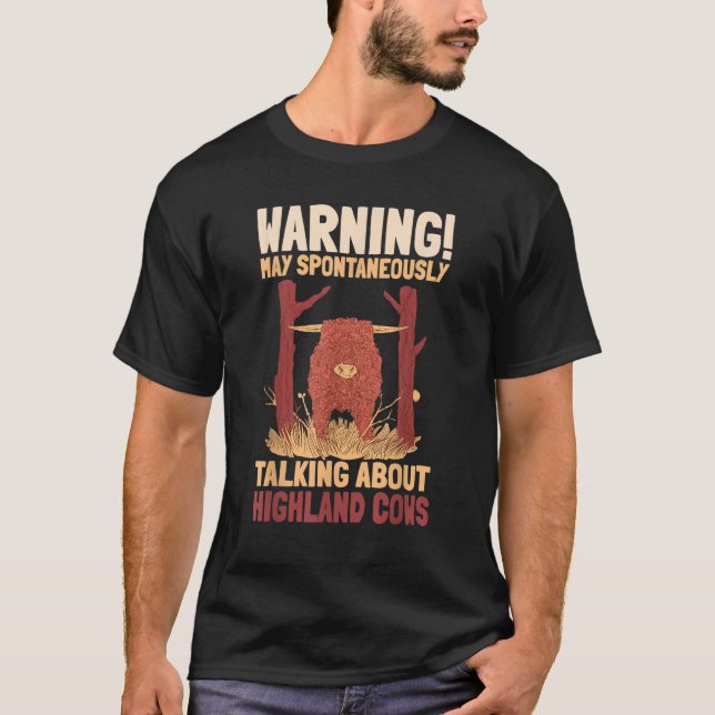 Highland Cattle Scottish Bauer Breeder Cattleman T-Shirt (Vorderseite)