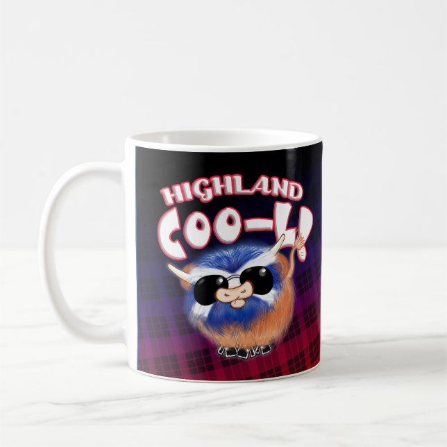 Highland Coo-i Kaffeetasse (Links)