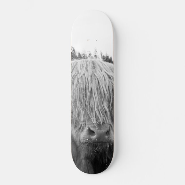 Highland Cow #6 #wall #art Skateboard (Vorderseite)