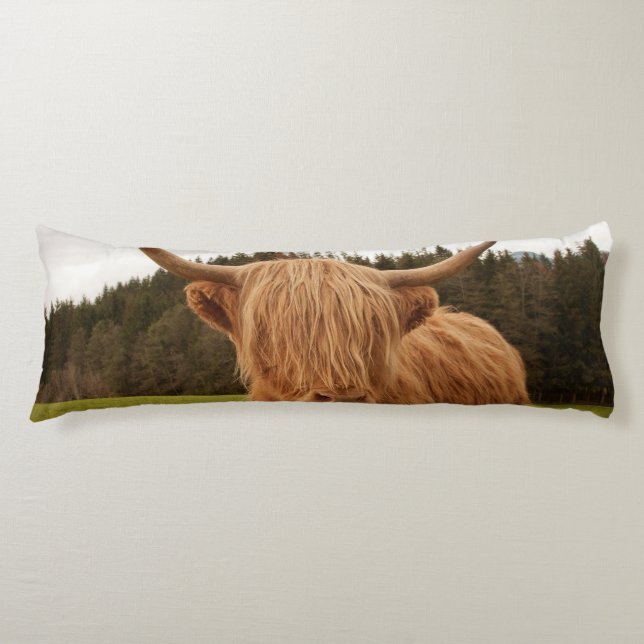 Highland Cow #7 #wall #art Seitenschläferkissen (Vorderseite)