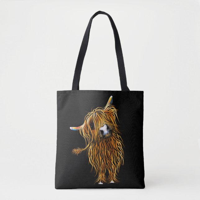 HiGHLaND CoW BaG "CoooWeee' by SHiRLeY MacARTHuR (Vorderseite)