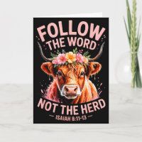 Highland Cow Christlich 