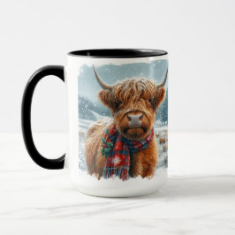 Highland Cow Christmas Tasse Cup