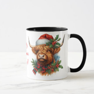 Highland Cow ChristmasCoffee Tasse Cup