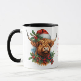 Highland Cow ChristmasCoffee Tasse Cup