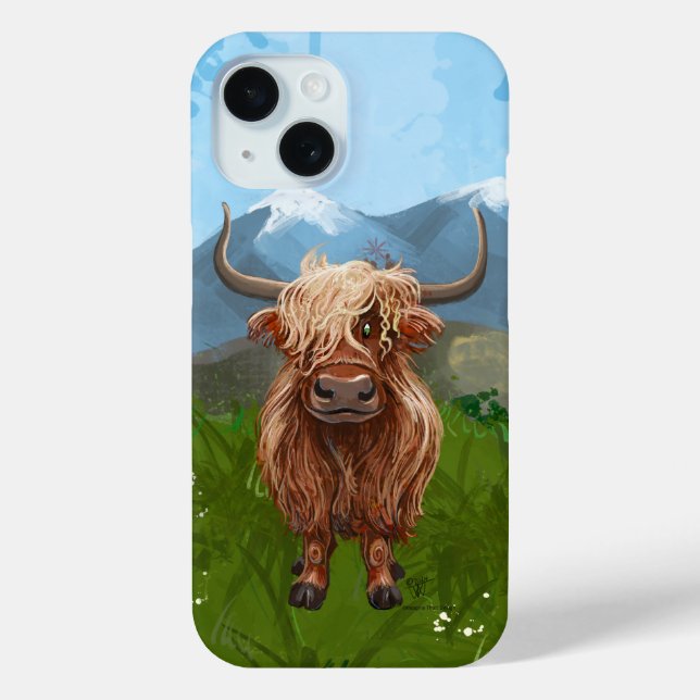 Highland Cow Electronics Case-Mate iPhone Hülle (Rückseite)