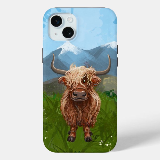Highland Cow Electronics Case-Mate iPhone Hülle (Rückseite)