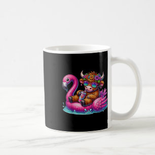 Highland Cow Flamingo Pool Float Summer Hawaii Bea Kaffeetasse